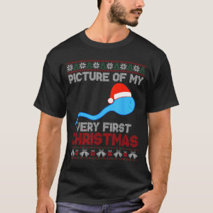 Cture meines allerersten Weihnachten - Lustiger Sp T-Shirt