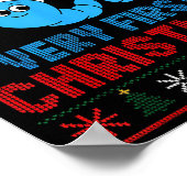 Cture Of My Very First Christmas Joke Funny Xmas H Poster (Ecke)