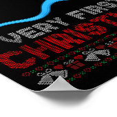 Cture Of My Very First Christmas Joke Funny Xmas  Poster (Ecke)
