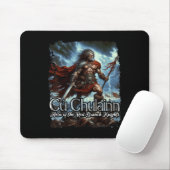 Cu Chulainn Celtic Irish Mythology Krieg Gott Mousepad (Mit Mouse)