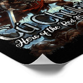 Cu Chulainn Celtic Irish Mythology Krieg Gott Poster (Ecke)