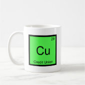 Cu - Credit Gewerkschaft Funny Chemistry Element S Kaffeetasse (Links)