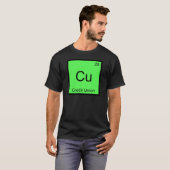 Cu - Credit Gewerkschaft Funny Chemistry Element S T-Shirt (Vorne ganz)