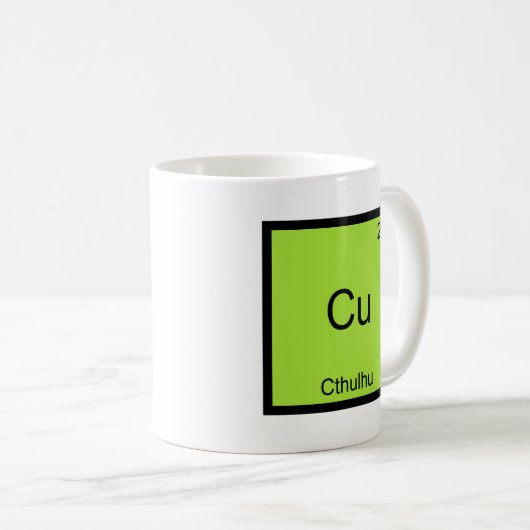 Cu - Cthulhu lustiges Kaffeetasse (VorderseiteRechts)
