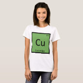Cu - Cucumber Gemüse Chemische Industrie Periodisc T-Shirt (Vorne ganz)