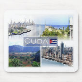 CU Kuba - Malecó n - Viñ ales Valley Mousepad (Vorne)