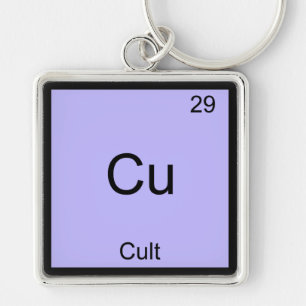 Cu - Kultiler Funny Chemistry Element Symbol T - S Schlüsselanhänger