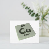 Cu Kupfer Postkarte (Stehend Vorderseite)