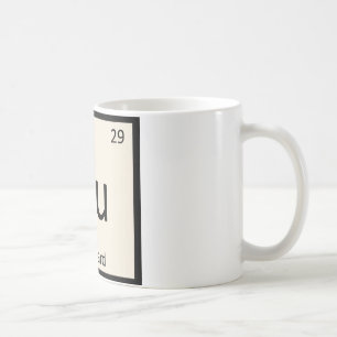 Cu - Vanillepudding Chemie Periodensystem Symbol Kaffeetasse