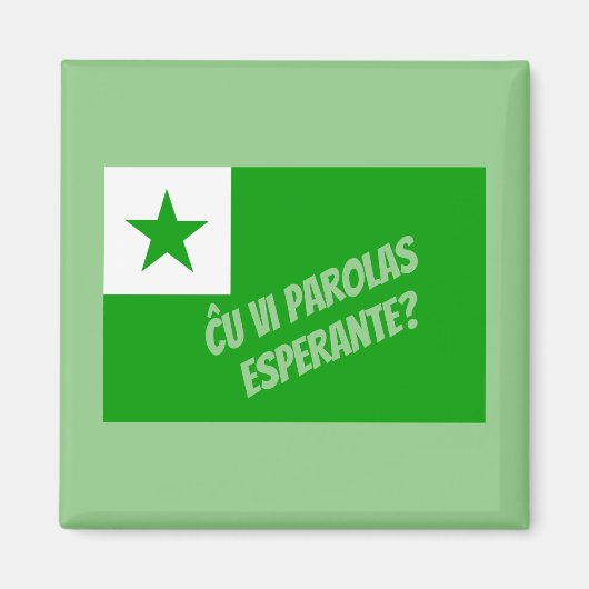 Ču vi parolas Esperante? Magnet (Vorne)