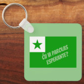 Ču vi parolas Esperante? Schlüsselanhänger (Vorderseite)