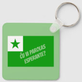 Ču vi parolas Esperante? Schlüsselanhänger (Rückseite)