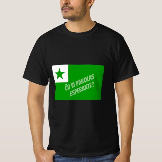 Ču vi parolas Esperante? T-Shirt (Vorderseite)