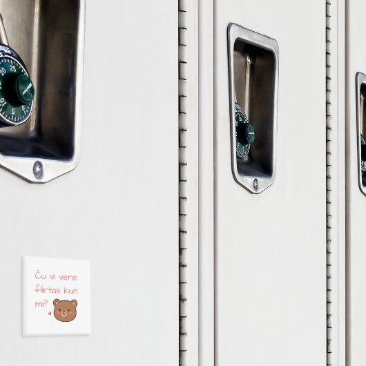 Ču vi vere flirtas kun mi? magnet (In Situ (Schrank))