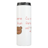 Ču vi vere flirtas kun mi? thermosbecher (Rückseite)