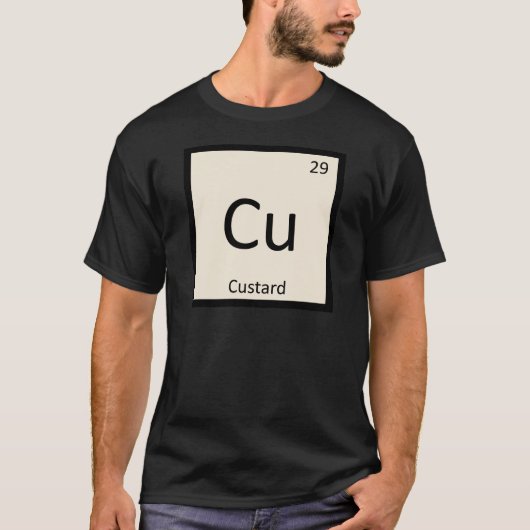 Cu - Zahn-Chemie-Symbol T-Shirt (Vorderseite)