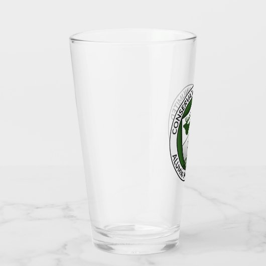 CUAA Logo Pint Glass Glas (Rechts)