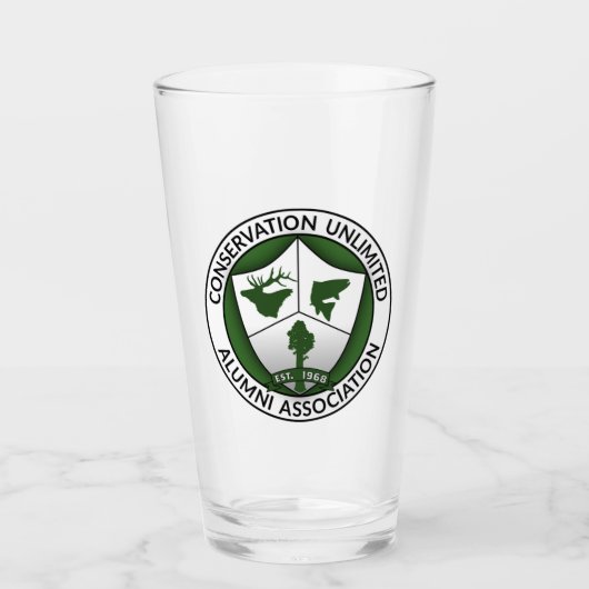 CUAA Logo Pint Glass Glas (Vorderseite)