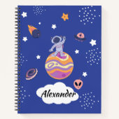 Cuaderno A4 infantil de la Galaxia Notizblock (Vorderseite)