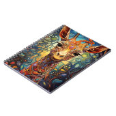 Cuaderno Animales En Arte Vitral Notizblock (Linke Seite)
