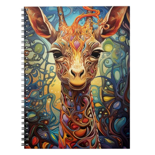 Cuaderno Animales En Arte Vitral Notizblock (Vorderseite)