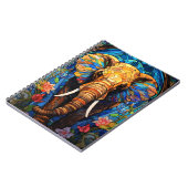 Cuaderno Animales En Arte Vitral Notizblock (Linke Seite)