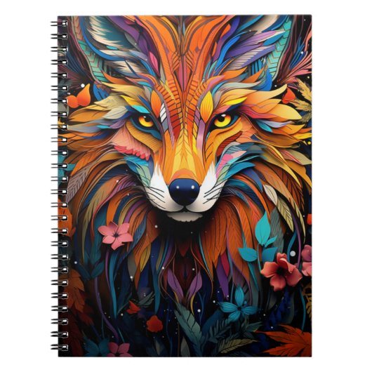 Cuaderno Animales En Arte Vitral Notizblock (Vorderseite)