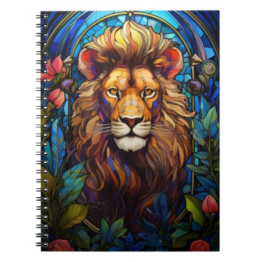 Cuaderno Animales En Arte Vitral Notizblock (Vorderseite)