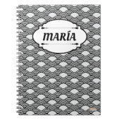 Cuaderno Asian Pattern Notizblock (Vorderseite)