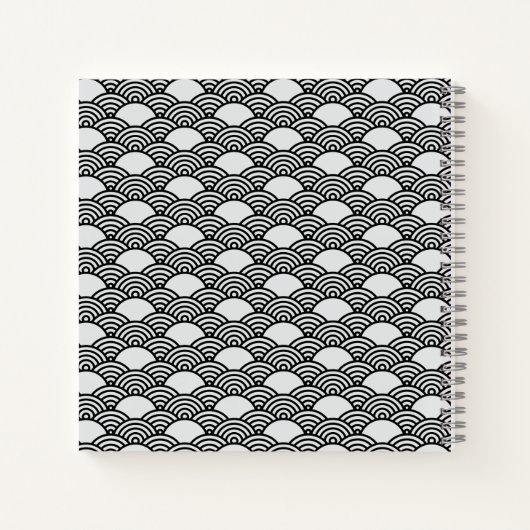 Cuaderno Asian Pattern Notizblock (Rückseite)