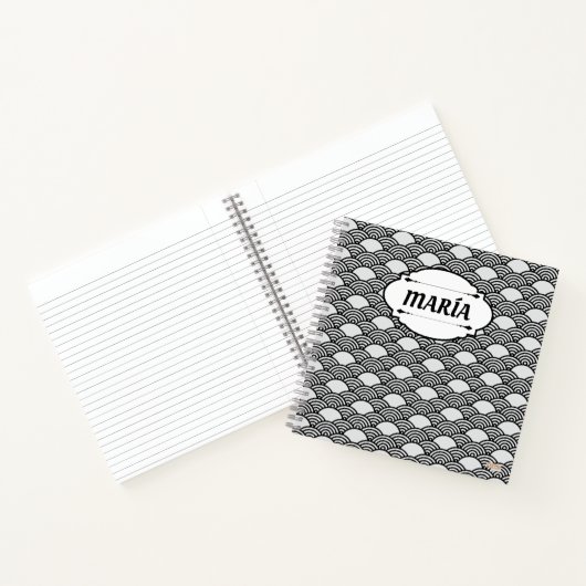 Cuaderno Asian Pattern Notizblock (Innenseite)