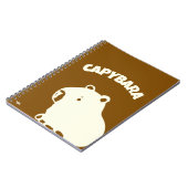 Cuaderno Capybara Inversed Color Notizblock (Linke Seite)