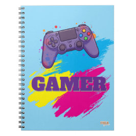 Cuaderno Colorful Gaming Notes Notizblock