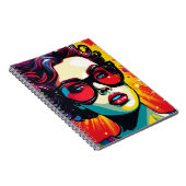 Cuaderno Comic Pop Art Girl Notizblock (Rechte Seite)