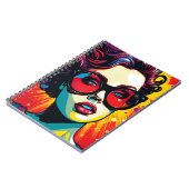 Cuaderno Comic Pop Art Girl Notizblock (Linke Seite)