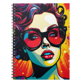 Cuaderno Comic Pop Art Girl Notizblock