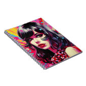 Cuaderno Comic Pop Art Girl Notizblock (Rechte Seite)