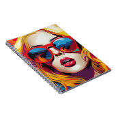 Cuaderno Comic Pop Art Girl Notizblock (Rechte Seite)