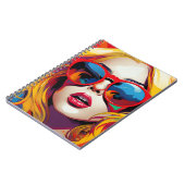 Cuaderno Comic Pop Art Girl Notizblock (Linke Seite)
