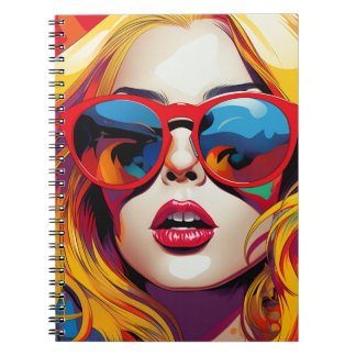 Cuaderno Comic Pop Art Girl Notizblock