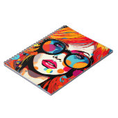 Cuaderno Comic Pop Art Girl Notizblock (Linke Seite)