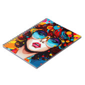 Cuaderno Comic Pop Art Girl Notizblock (Linke Seite)