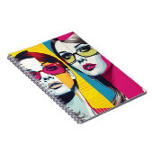 Cuaderno Comic Pop Art Girl Notizblock (Rechte Seite)