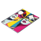Cuaderno Comic Pop Art Girl Notizblock (Linke Seite)