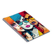Cuaderno Comic Pop Art Girl Notizblock (Rechte Seite)