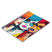 Cuaderno Comic Pop Art Girl Notizblock (Linke Seite)