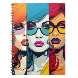 Cuaderno Comic Pop Art Girl Notizblock