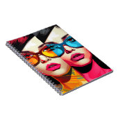 Cuaderno Comic Pop Art Girl Notizblock (Rechte Seite)