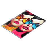 Cuaderno Comic Pop Art Girl Notizblock (Linke Seite)