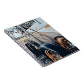 Cuaderno con fotografía de auto antiguo abandonado notizblock (Rechte Seite)